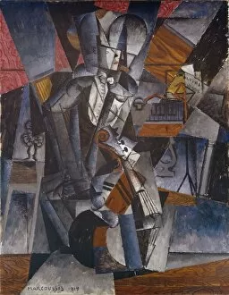 Cubism Gallery: The Musician, 1914. Creator: Louis Marcoussis