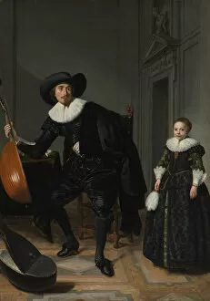 Thomas De Gallery: A Musician and His Daughter, 1629. Creator: Thomas de Keyser