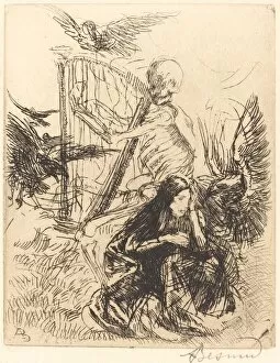 Musician (Musicienne), 1900. Creator: Paul Albert Besnard