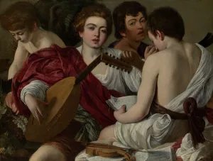 Teenager Collection: The Musicians, 1597. Creator: Michelangelo Caravaggio