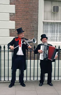 Busker Collection: Musicians, Dickens Festival, Rochester, Kent