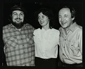 Chris Prints: Musicians Dr John and Chris Barber at the Forum Theatre, Hatfield, Hertfordshire, 1981