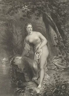 Durand Collection: Musidora, 1825. Creator: Asher Brown Durand