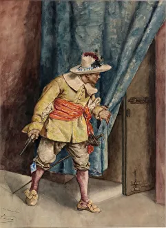 Musketeer on Guard, n. d. Creator: A. Arrunategin