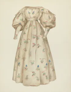 Muslin Dress, 1935 / 1942. Creator: Unknown