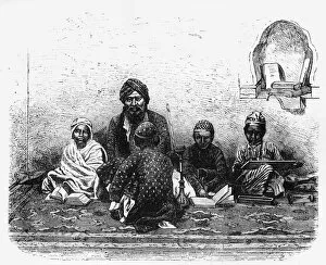 Muslims Gallery: Mussulman School at Allahabad, c1891. Creator: James Grant