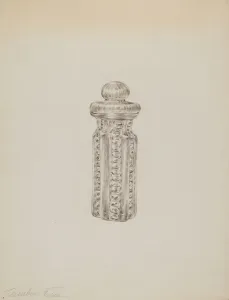 Fulda Elisabeth Prints: Mustard Pot, c. 1939. Creator: Elisabeth Fulda