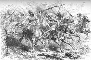 Grant Prints: Mutineers Advancing on Delhi, c1880