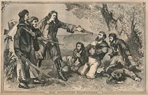 Mutiny Prints: The Mutineers Overpowered, c1870