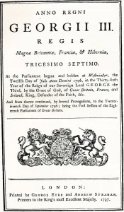 Regulations Prints: The Mutiny Act, 1797, 1934