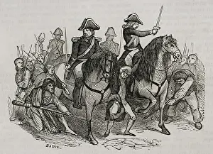 Mutiny of Aranjuez, Spain, 1808, (1851). Creator: Sainz