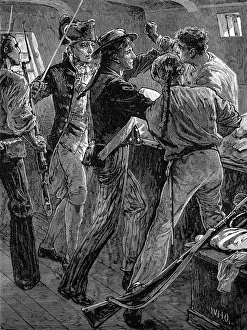 Mutiny of the crew of the Bounty, 1789 (late 19th century)