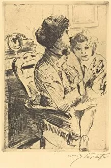 Daughters Collection: Mutter und Kind (Mother and Child), 1911. Creator: Lovis Corinth