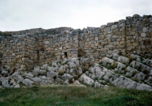 Mycenaean Acropolis of Tiryns, Argolis, Greece, 1999. Creator: LTL
