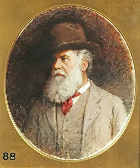 Portraits Prints: Myles Birket Foster, Self Portrait, 1883. Creator: Birket Foster