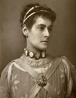 Charles A Collection: Myra Holme, British actress, 1884. Artist: Charles A Long