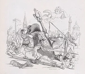 Images Dated 17th August 2021: The Myrmidons from The Complete Works of Beranger, 1836