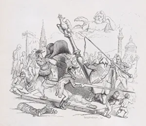 Images Dated 17th August 2021: The Myrmidons from The Complete Works of Beranger, 1836