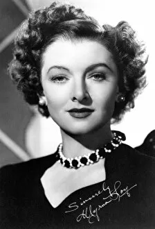 Images Dated 8th September 2007: Myrna Loy (1905-1993), American actress, c1930s-c1940s