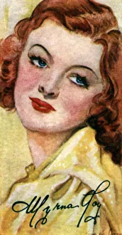 Myrna Loy, (1905-1993), American motion picture actress, 20th century