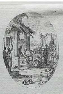 1592 1635 Prints: The Mysteries of the Passion: The Adoration of the Kings. Creator: Jacques Callot (French
