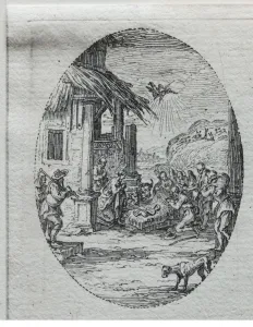 The Mysteries of the Passion: The Adoration of the Shepherds. Creator: Jacques Callot (French