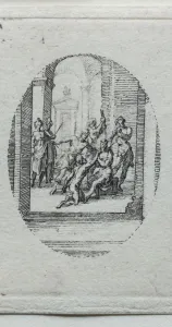 The Mysteries of the Passion: Christ Crowned with Thorns. Creator: Jacques Callot (French