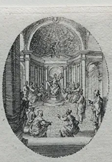1592 1635 Prints: The Mysteries of the Passion: Christ Disputing with the Doctors