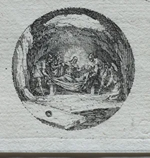 The Mysteries of the Passion: The Entombment. Creator: Jacques Callot (French, 1592-1635)