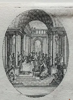 1592 1635 Prints: The Mysteries of the Passion: The Presentation in the Temple