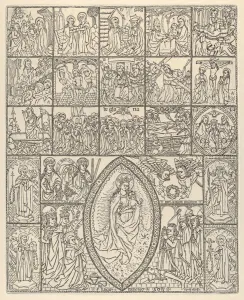 The Fifteen Mysteries and the Virgin of the Rosary (Modern Impression), 1488 The Fifteen Mysteries and the Virgin of the Rosary (Modern Impression), 1488