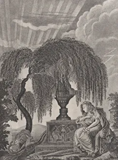 Antoinette Gallery: The Mysterious Urn, with the hidden silhouettes of the French royal family, 1793-1800
