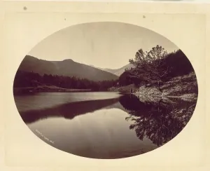 Mystic Lake, M. T. 1872. Creator: William Henry Jackson (American, 1843-1942)