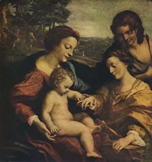 The Mystic Marriage of St Catherine, 1526-1527. Artist: Correggio