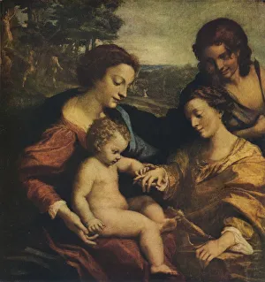 The Mystic Marriage of St Catherine, 1526-1527. Artist: Correggio The Mystic Marriage of St Catherine, 1526-1527. Artist: Correggio