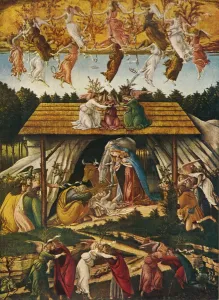 Nativity Prints: Mystic Nativity, 1500, (1909). Artist: Sandro Botticelli