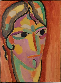 Mystical Head: Despite, c1918. Creator: Javlensky, Alexei, von (1864-1941)