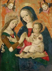 The Mystical Marriage of Saint Catherine. Creator: Pinturicchio, Bernardino (1454-1513)