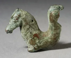 Hippocampi Prints: Mythical Hippocamp Figurine, Greco-Roman Period (332 BCE-395 CE). Creator: Unknown