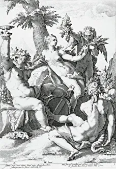 Raising Prints: Mythological and Allegorical Subjects (image 5 of 5), 1588. Creator: Jacob Matham