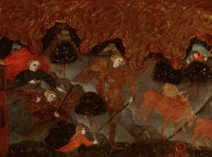 Boxes Prints: Mythological Scene with Hermes (Hermes Stealing the Apollo's Herd?)-Fragment