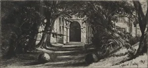 Mytton Hall, 1859. Creator: Francis Seymour Haden (British, 1818-1910)