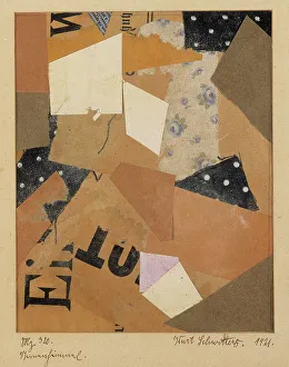 Recycling Prints: Mz 320. Starry sky, 1921. Creator: Kurt Schwitters