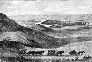 Campbell Prints: N.-West Territory of Canada: sketches by the Marquis of Lorne: Red-Deer River from the S