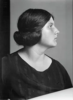 Portrait Photographs Prints: Nadelman, Mrs. portrait photograph, 1923 July 12. Creator: Arnold Genthe
