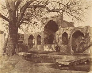 Possibly By Luigi Pesce Prints: [Nadir Shahs Golden Gate and Minaret. Otherwise known as the Golden Iwan of Ali Shir