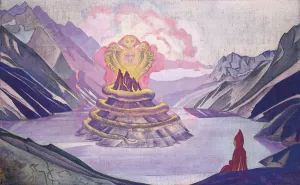 Nagarjuna Conqueror of the Serpent, 1925. Artist: Nicholas Roerich