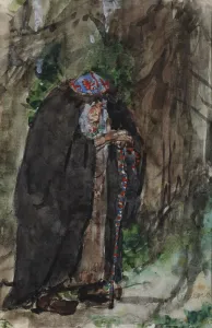 Ruslan And Lyudmila Prints: Naina. Costume design for the opera Ruslan and Lyudmila by M