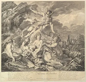 Naissance de Bacchus (Birth of Bacchus), 18th century. Creator: Pierre Alexandre Aveline
