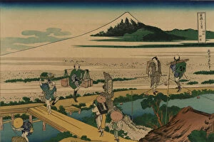 Nakahara in the Sagami province (from a Series 36 Views of Mount Fuji ), 1830-1833